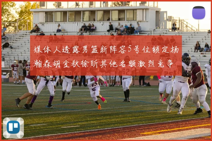 媒体人透露男篮新阵容5号位锁定杨瀚森胡金秋徐昕其他名额激烈竞争